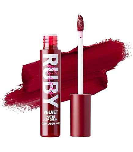 Amazon.com : Ruby Kisses Velvet Lip Cream, Matte Finish Lipstick